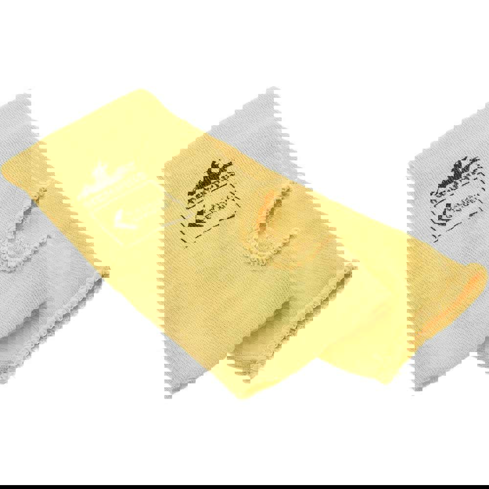 Cut & Puncture-Resistant Sleeve: Size Universal, Kevlar, Yellow, ANSI Cut A4